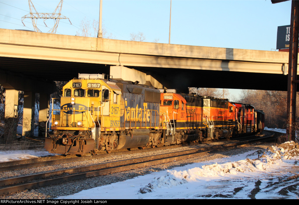 BNSF 3167 West